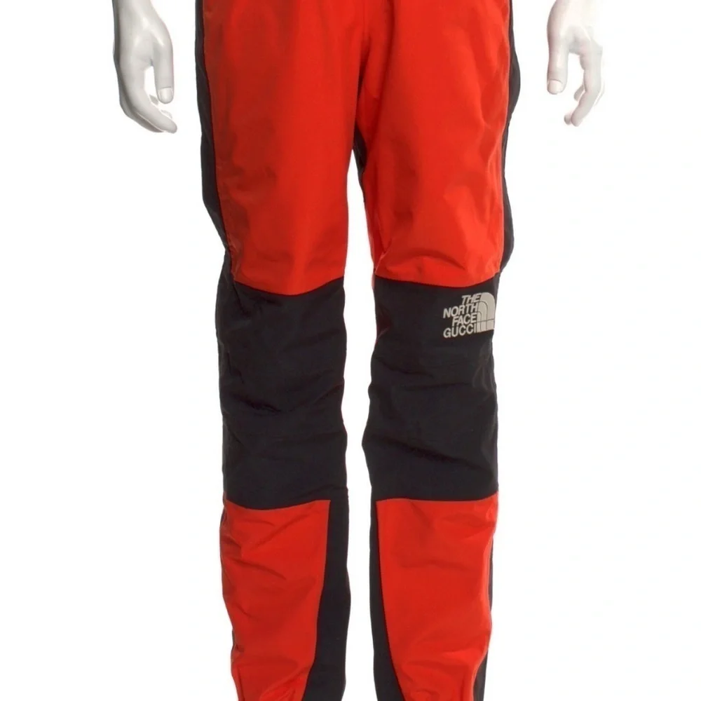 Gucci x The North Face Vibrant Orange & Black Men’s Joggers